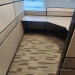 Teknion Tan Cubicle Systems Furniture Reception L-Suite Desk